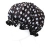 allydrew Gorros de Ducha Reutilizables Impermeables para Cabello Largo, Lunares