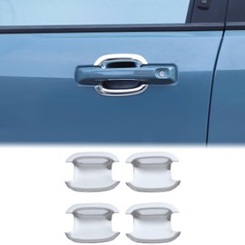 Aunginsy Exterior Door Handle Bowl Trim Cover Compatible with Ford Maverick 2022-2025 Ford Bronco Sport 2021-2025 Outside Door Handle Cup Bowl Cover Scratches Protector Decorative Sticker Accessories