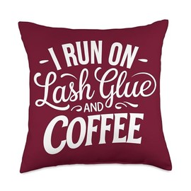Lash Tech Lash Stylist Lash Lounge Owner Lash Artist Throw Pillow