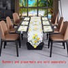 Simhomsen Embroidered Lemon Table Runners, Table Decors for Spring and