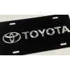 BLVD Toyota Car Tag Diamond Etched Aluminum Engraved Vanity Front