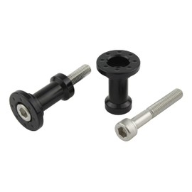 POSH FAITH 004136-06 Motorcycle Supplies Aluminum Touring Hanging Hook M6 Long Black