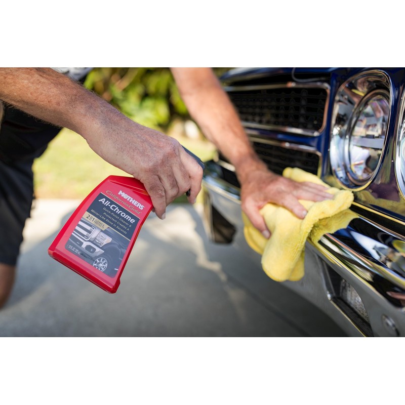 Mothers California Gold All-Chrome, 12 oz. – Cleans & Polishes
