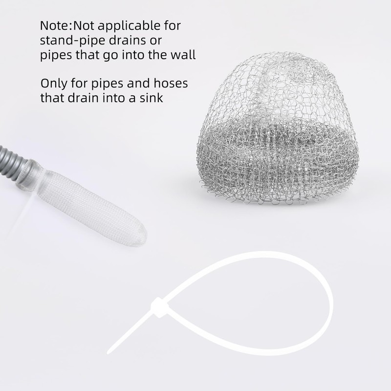Pack of 24 Lint Traps Washing Machine, Stainless Steel Lint