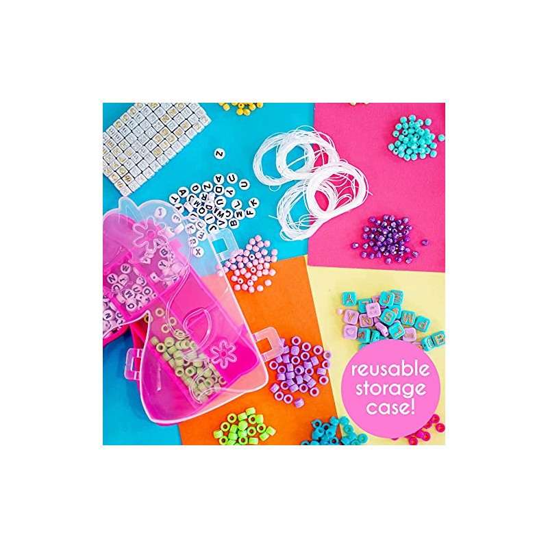 Alphabet Beads Bracelet Making Studio, Make 50+ Custom Bracelets With