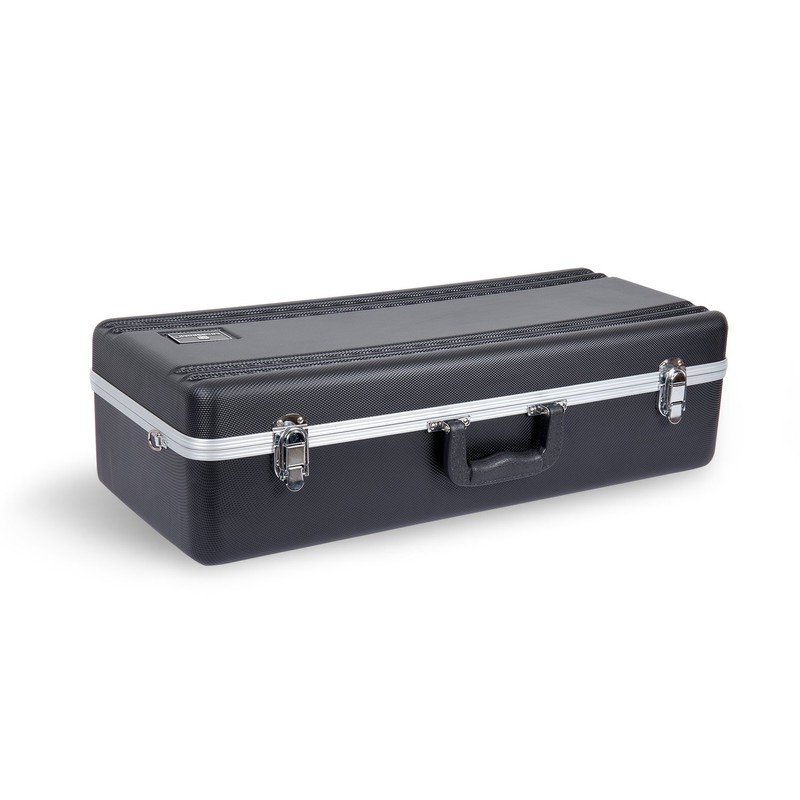 Crossrock CRA860TSBK-R Tenor Saxophone Case-Rectangular ABS Molded with Single Shoulder