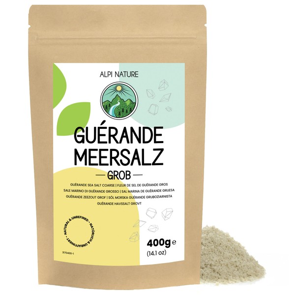 Fleur de Sel de Guérande Sea Salt Coarse 400 g