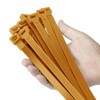 Armpow 12 inch Gold Zip Ties Heavy Duty 100 PCS,