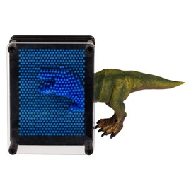 MIK funshopping Mini Nail Board 3D Nail Art Pinart Pin Sculpture Retro Toy 12x9cm (Black/Blue)