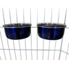 Ellie-Bo Pair of Dog Bowls For Crates, Cages or Pens
