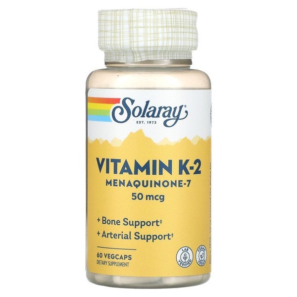 Vitamin K-2 Menaquinone-7 50mcg Veggie Capsules (60 tablets) / 비타민 K-2 메나퀴논-7 50mcg 베지캡슐 60정