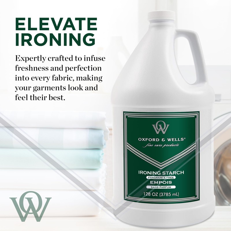 Oxford & Wells Premium Wrinkle Releaser Spray Starch - Ironing