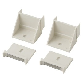 Takasho Woody Pla Column Hardware 1 Set White