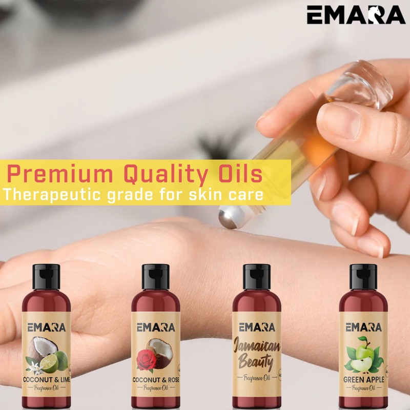 EMARA EMARA All Natural Fruity Coconut & Rose Essential Oil