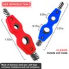 6 Pieces Copper Pipe Cleaner and Reamer Value Set -