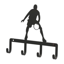 Village Wrought Iron Basketball Player Key Holder Key Hooks