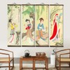 Traditional Chinese Gongbi Painting Wall Scrolls artwork, Four Beauties Art