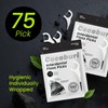 COCOBURI 2-in-1Dental Floss Picks,Soft Interdental Pick,BPA Free,Mint,75 ct