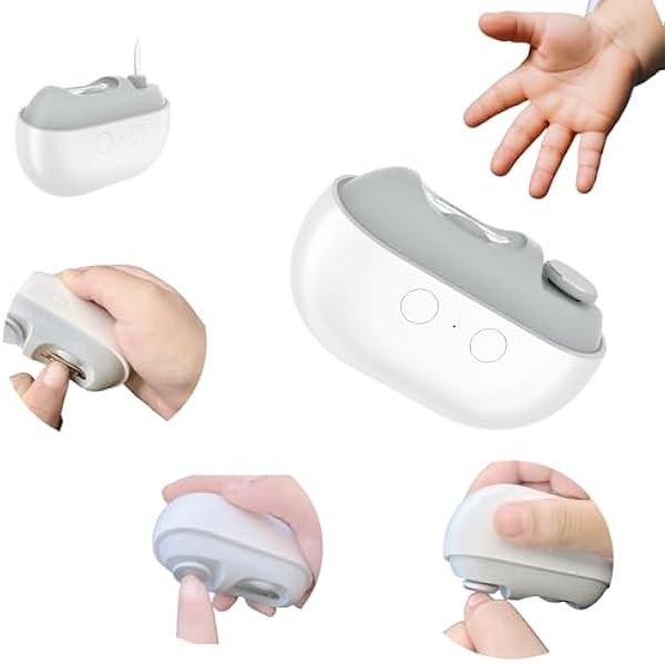 New Upgraded 4-in-1 Multi Functional Electric Nail Clipper, Electric Nail
