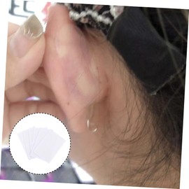 Baluue 12sheets Convenient Ear Patch Transparent Ear Tape for Easy Application Safe Peva Material for Daily Use Design