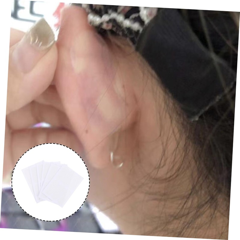 Baluue 12sheets Convenient Ear Patch Transparent Ear Tape for Easy