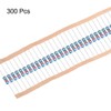 sourcing map 300Pcs 220 Ohm Resistor, 1/4W 1% Tolerance Metal