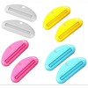 8 Pieces Toothpaste Tube Squeezer Dispenser Toothpaste Rollers Clips for