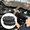 4 Pcs Car Jack Pad: Slotted Trolley Jacking Rubber Blocks,