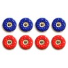 TORPSPORTS(Dia.58mm 2-1/4'' Shuffleboard Pucks, Set of 8 Blue/Red