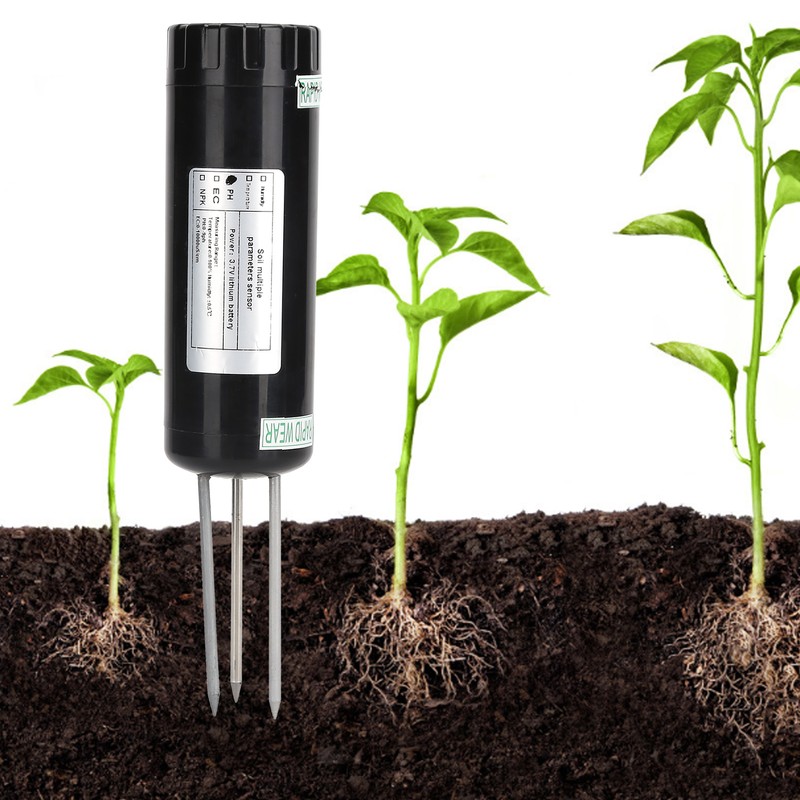 3‑Probe Soil PH Speed Measuring Tester with Digital Display Sensor