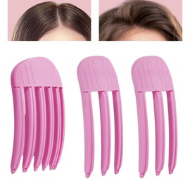 Pack of 3 Upgrade Hair Root Lifting Combs Set Volume Hair Clips for Fluffy Pony Piece Set Wind Shaping Styling Comb for Fluffy Pony Includes 3 and 6 Teeth Combs