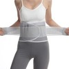 Thin Mesh Ventilated Waist Support Belt with Compression and Lifting Support Belt S 2ea
