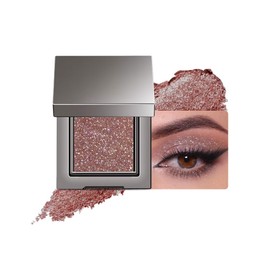 Hxssll Single Glitter Eyeshadow Palette Makeup– velvet Cream Shimmer MIni Eye Shadow,Velvet Eyeshadow Palette –Shimmer Eye Makeup – Vegan& Cruelty-Free. (03#Brown glitter, 1 Count (Pack of 1))