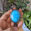 Himongoo - Corbata de granito de ágata de jade turquesa