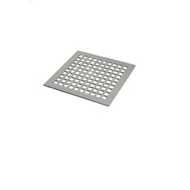 Reggio Registers Square 10"x 10" Steel Grille Without Mounting Holes - Gray - Made in USA | 1212-SGNH