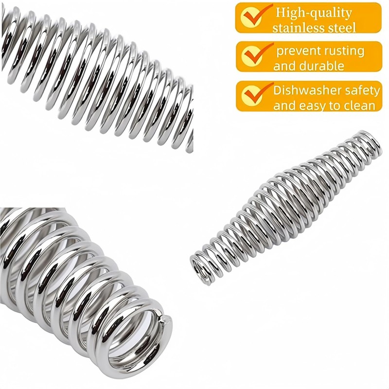 Ghzchuang 5Pcs Stainless Steel BBQ Spring Handle,4.33 Inch Long Heavy
