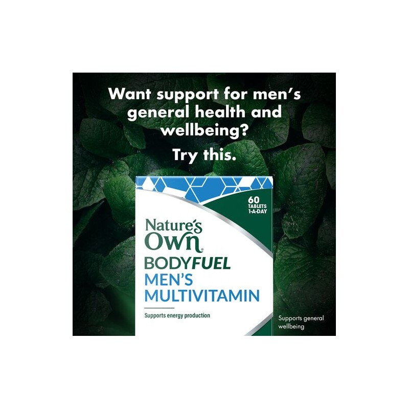Nature's Own Bodyfuel Mens Multivitamin 60 Tablets