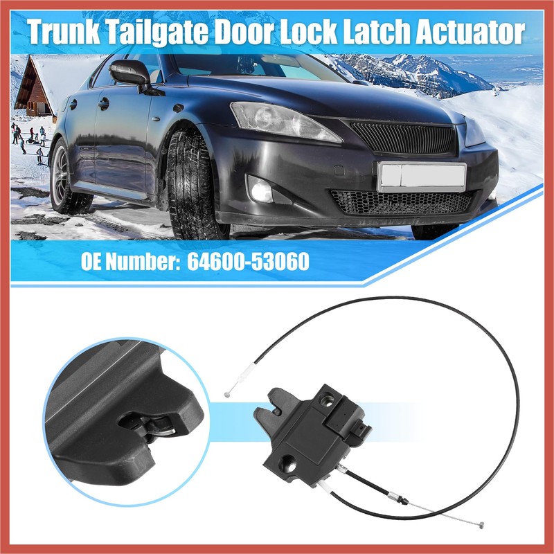 ACROPIX Rear Trunk Latch Lock Actuator Motor 64600-53060 for Lexus