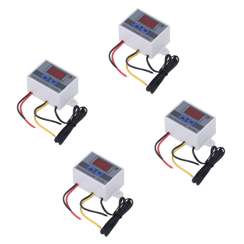 4Pcs Temperature Controller Digital Display Temp Regulator ‑50℃ to 110℃
