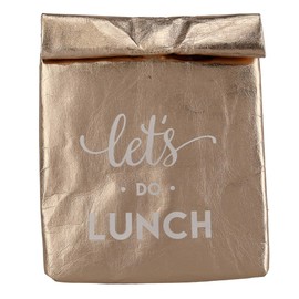 Creative Brands - Bolsa de papel con aislamiento lavable, 17,8 x 25,4 cm, diseño de Let's Do Lunch