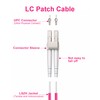 VANDESAIL LC to LC Multimode Fiber Patch Cable OM4, 1/10/40/100Gbs
