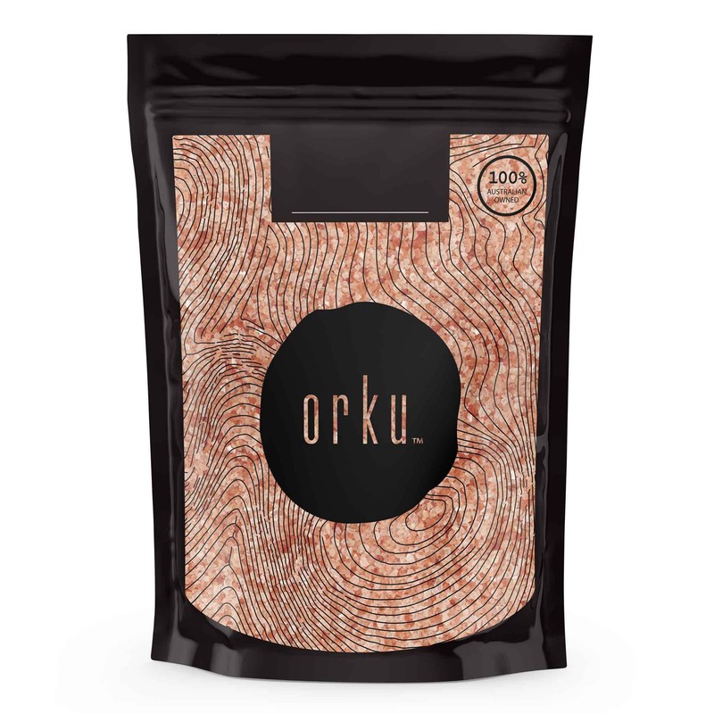 Orku 100g Himalayan Pink Salt - Table Cooking or Grinder