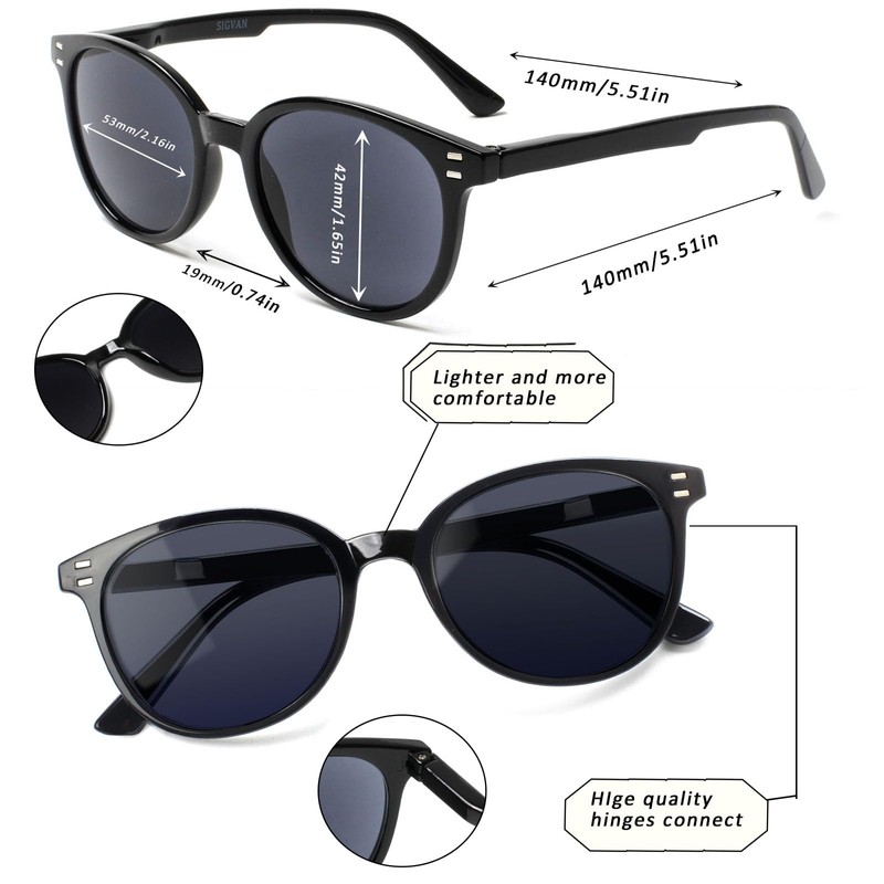 3 Pack Reading Glasses Spring Hinge Stylish Readers Black/Tortoise for
