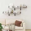 Heimlove Deep Floating Shelves for Wall, 12 Inch Deep Floating