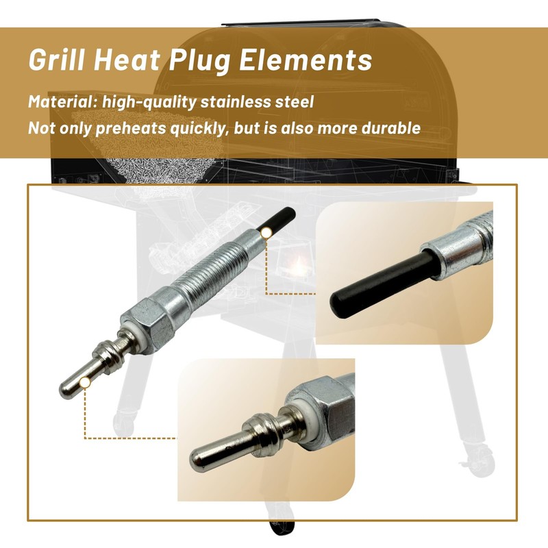 Memiuyelay Glow Plug Fit for Weber SmokeFire EX4 EX6 EPX6