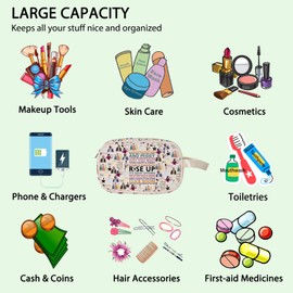 Musical Movie Quotes Clear Makeup Bag Musical Inspire Clear Travel Toiletry Bag Drama Musical Lover Gift (Rise C-Makeup UK)