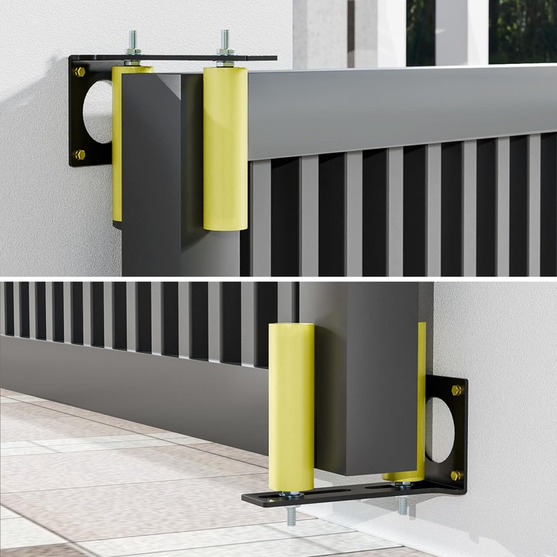 TOIMIOTOIM Heavy Duty Slide Gate Guide Roller 6" Sliding Gate