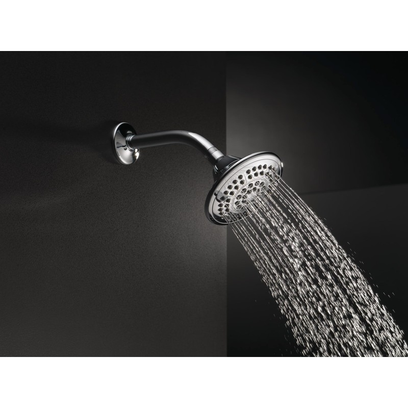 Delta Faucet 5-Setting Raincan Shower Head, Chrome Rain Shower Head,
