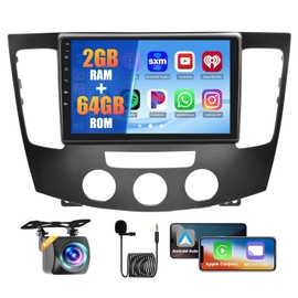Inefala 2+64G Stereo for Hyundai Sonata Manual A/C 2009 2010 CarPlay Car Radio Android 15 9" Touchscreen Android Auto Backup Camera GPS EQ 28UI