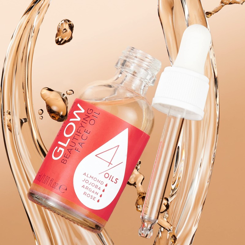 Catrice Glow Beautifying Face Oil, Transparent, Nourishing, for Dry Skin,